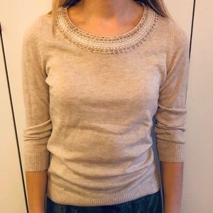 Beaded Banana Republic Sweater